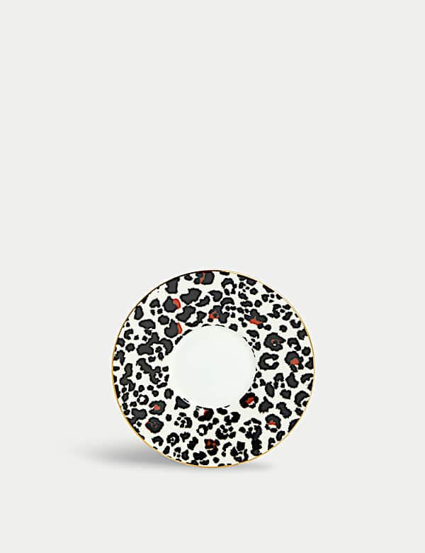 Bone China Leopard Espresso Cup & Saucer - JO