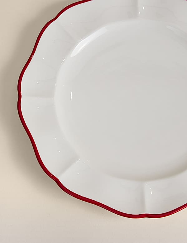 Retro Scallop Dinner Plate - DE