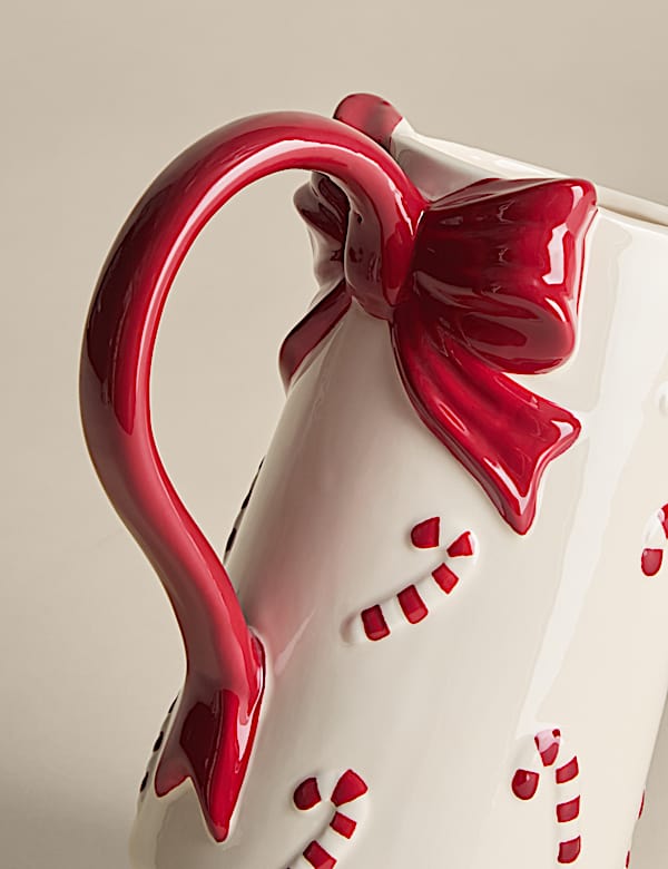 Candy Cane Bow Jug - NZ