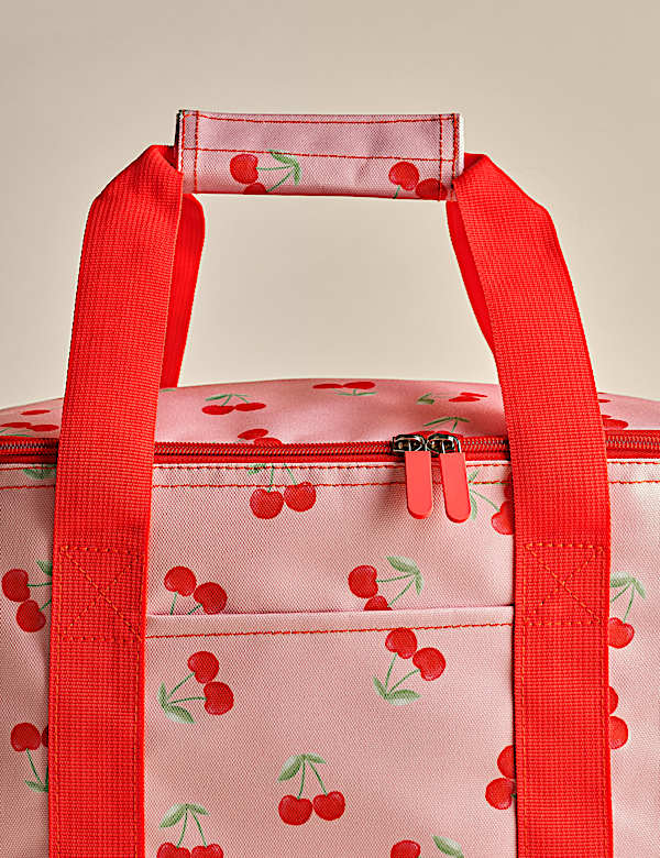 Cherry Print Picnic Cool Bag - HU