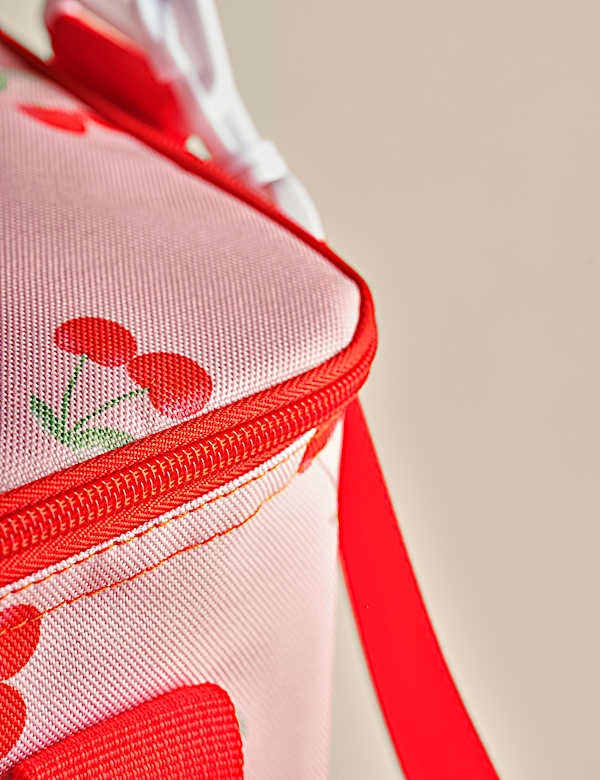 Cherry Print Picnic Cool Bag - HU