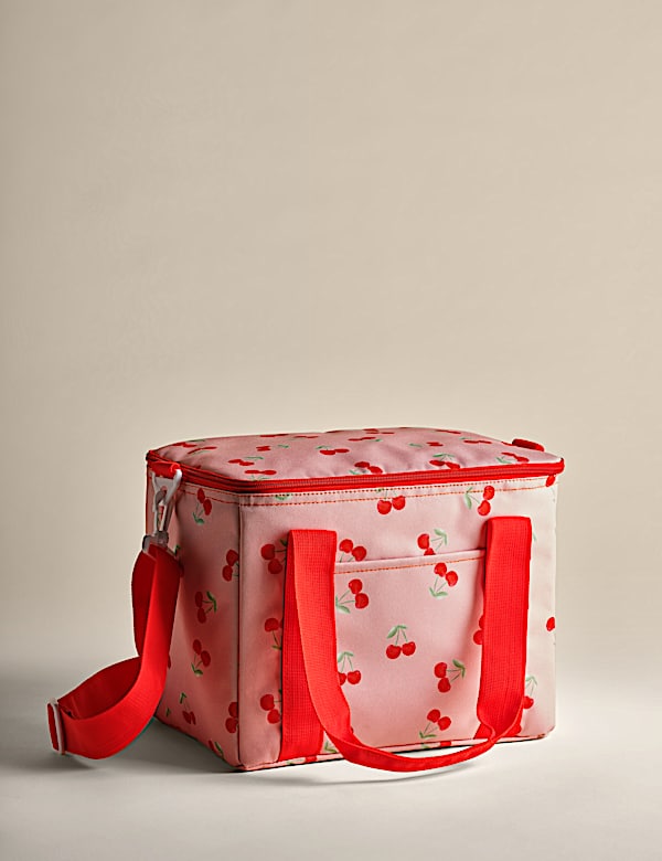 Cherry Print Picnic Cool Bag - HU
