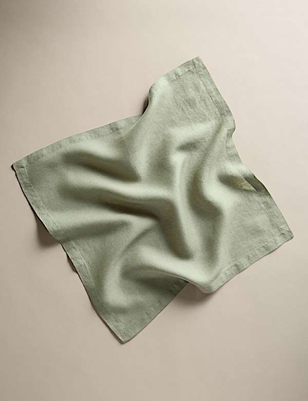 Set van 2 zuiver linnen servetten - BE