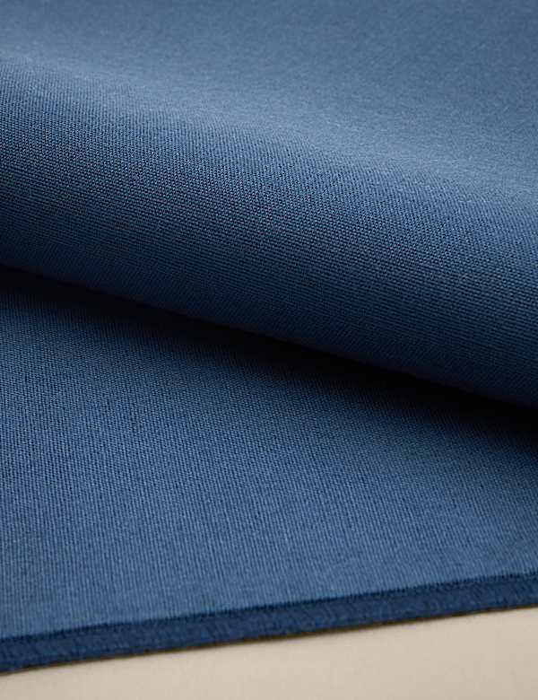 Set of 2 Cotton with Linen Embroidered Edge Placemats - TW