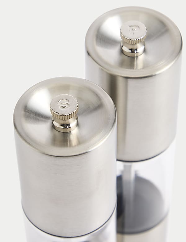 Stainless Steel Salt & Pepper Mills - GR