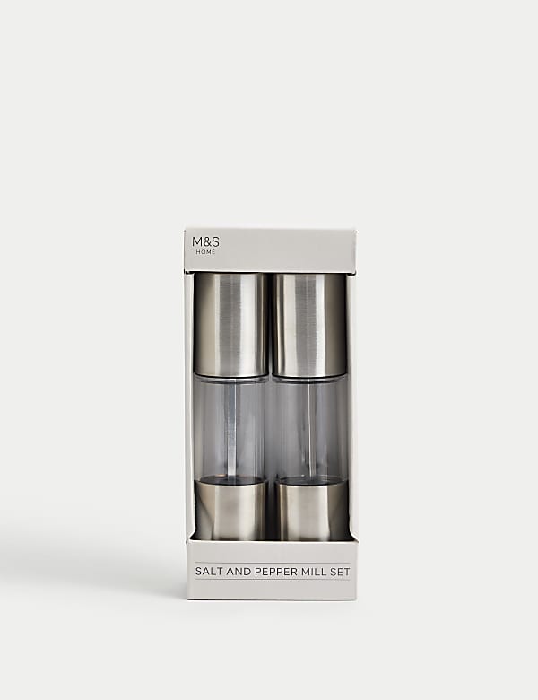 Stainless Steel Salt & Pepper Mills - GR