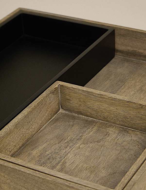 Wooden Nesting Coffee Tray - NO