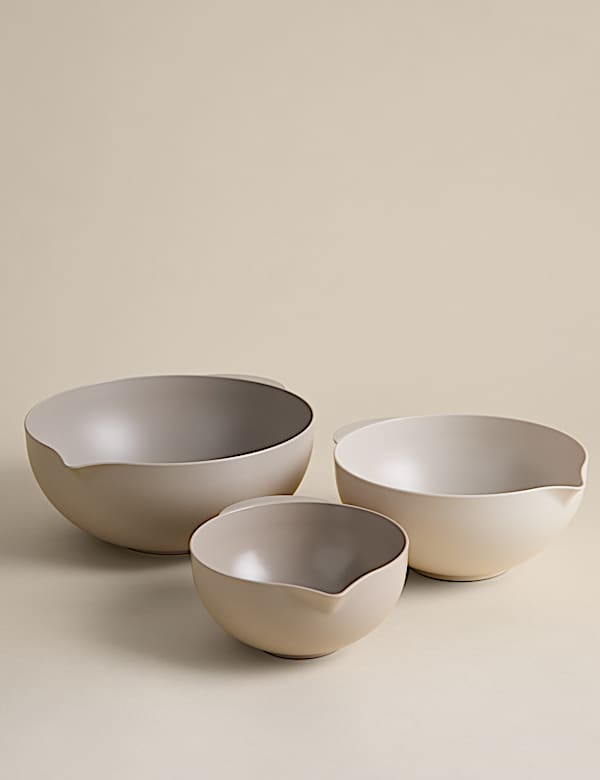 Set of 3 Stacking Mixing Bowls - NO