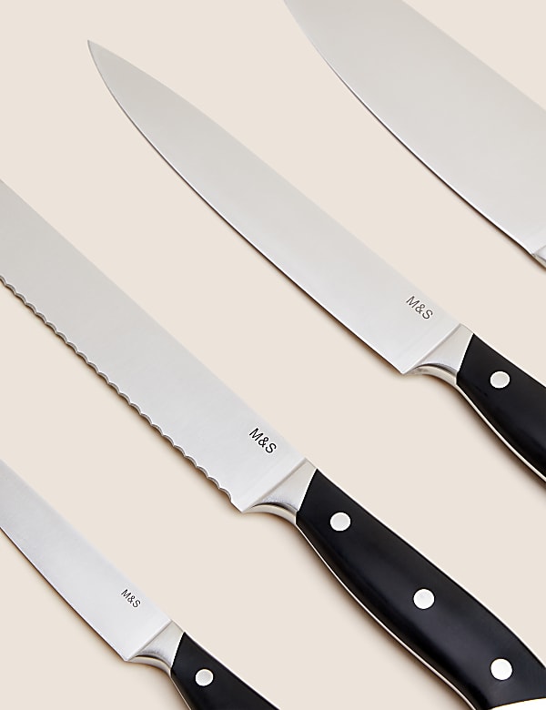 Set of 5 Triple Rivet Knives - GR