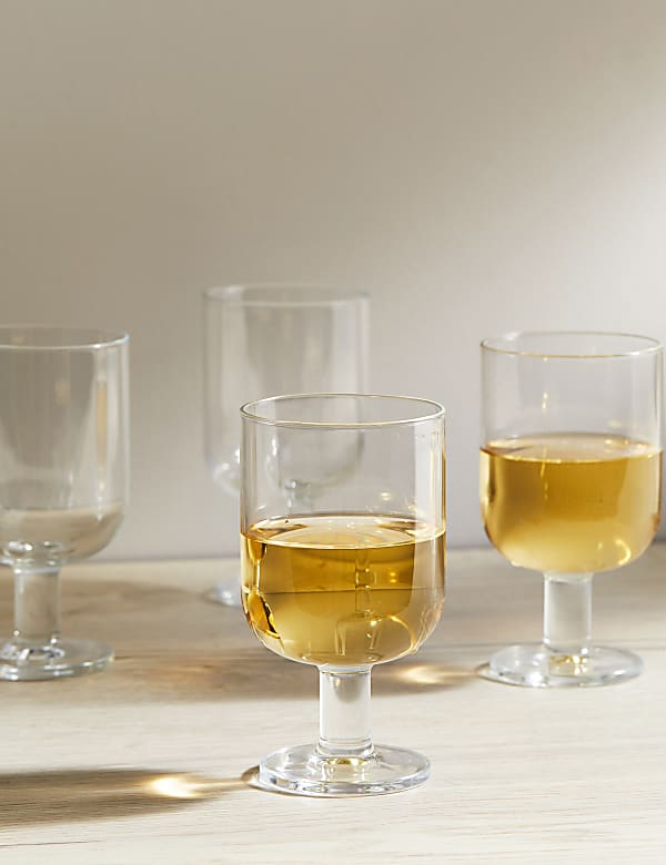 Set of 4 Tribeca Stackable Wine Glasses - KR