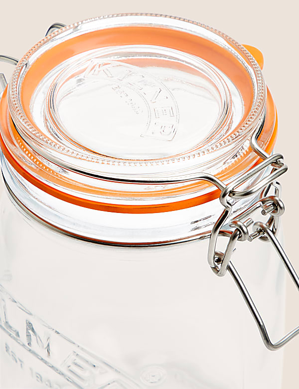 1L Round Clip Top Jar - GR