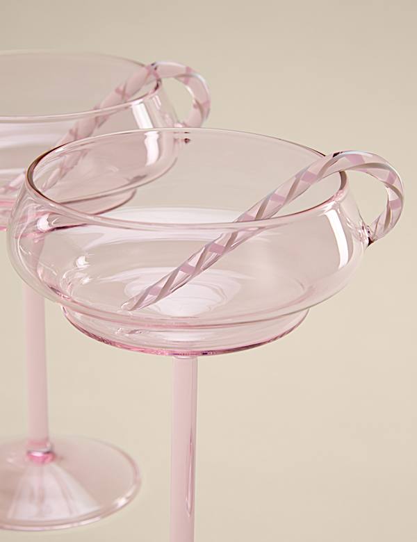 Set of 2 Candy Cane Coupes - LT