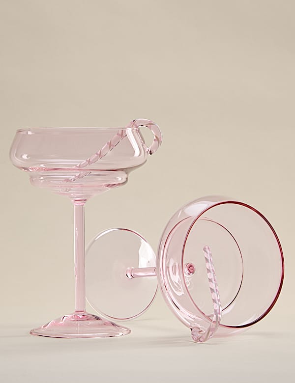 Set of 2 Candy Cane Coupes - LT
