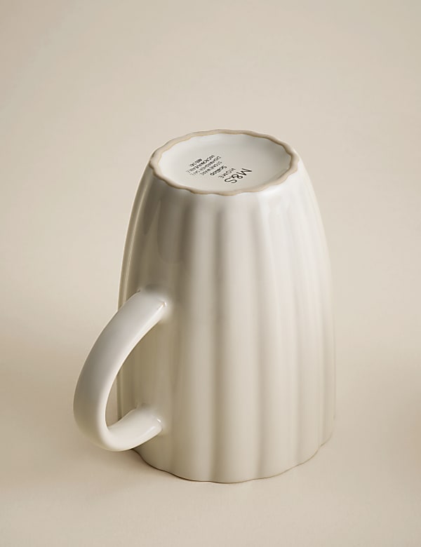 Juego de 4 tazas festoneadas - ES