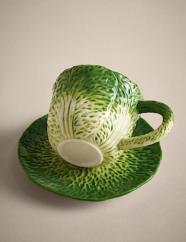 Cabbage Cup & Saucer - CH
