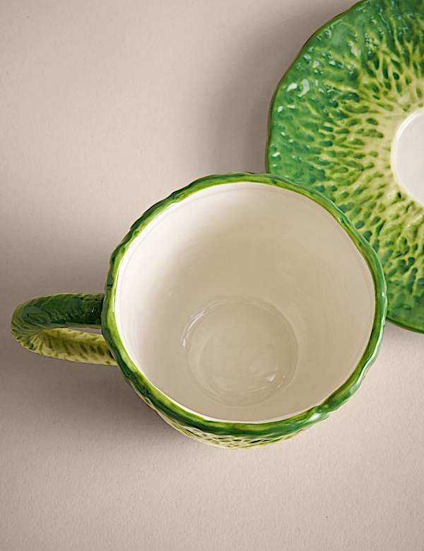 Cabbage Cup & Saucer - CH