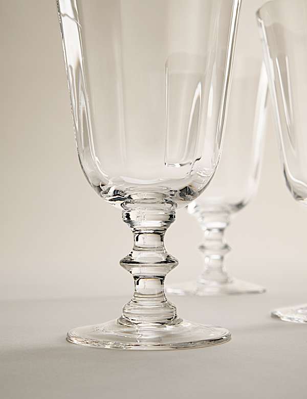 Set of 4 Soda Optic Wine Glasses - NL