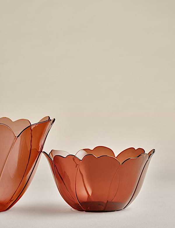 Set of 3 Boho Flower Nibble Bowls - GR