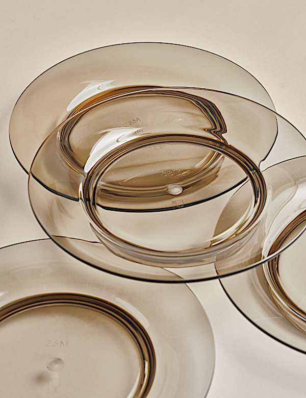 Set of 4 Picnic Dinner Plates - AL
