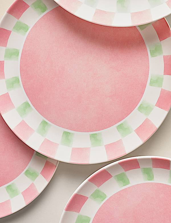 Set of 4 Summer Brights Picnic Side Plates - CH