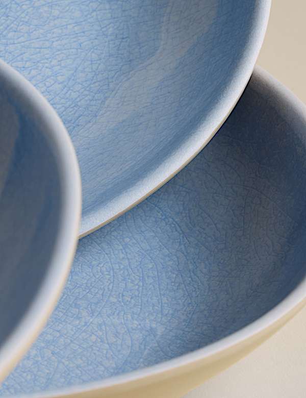 סט 4 קערות פסטה לפיקניק Linen בגימור מיוחד - IL