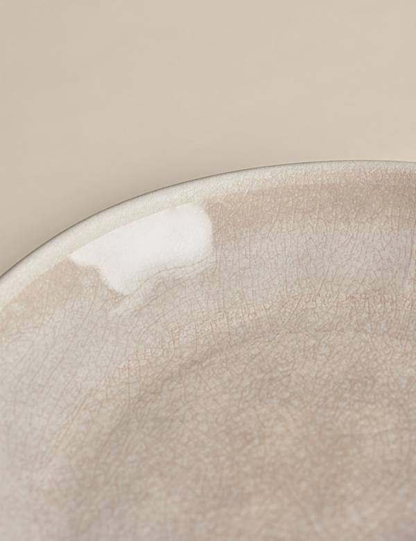 Set of 4 Linen Reactive Picnic Pasta Bowls - BN