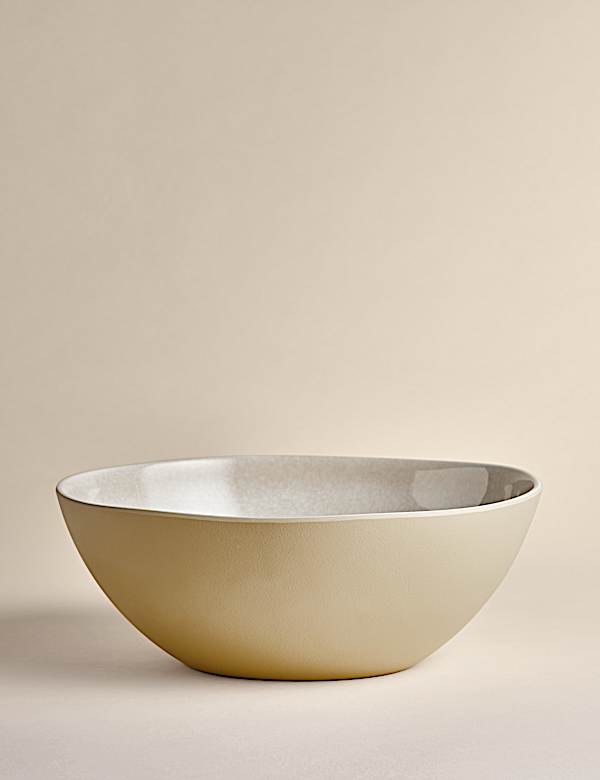 Linen Reactive Picnic Serving Bowl - MY