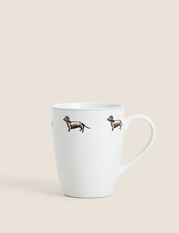 Set of 4 Dachshund Mugs
