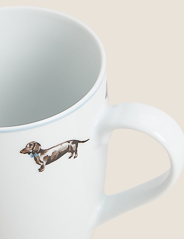 Set of 4 Dachshund Mugs