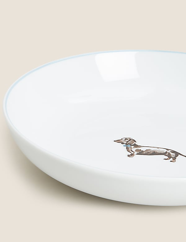 Set of 4 Dachshund Pasta Bowls