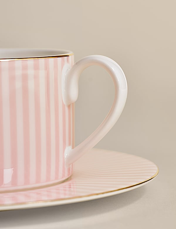 Hampton Stripe Cup & Saucer - CH