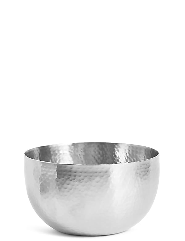 Hammered Metal Bowl - AT