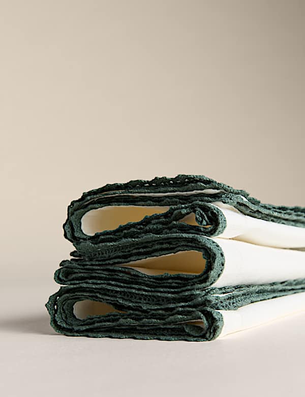 Lot de 4 serviettes de table 100 % coton - BE