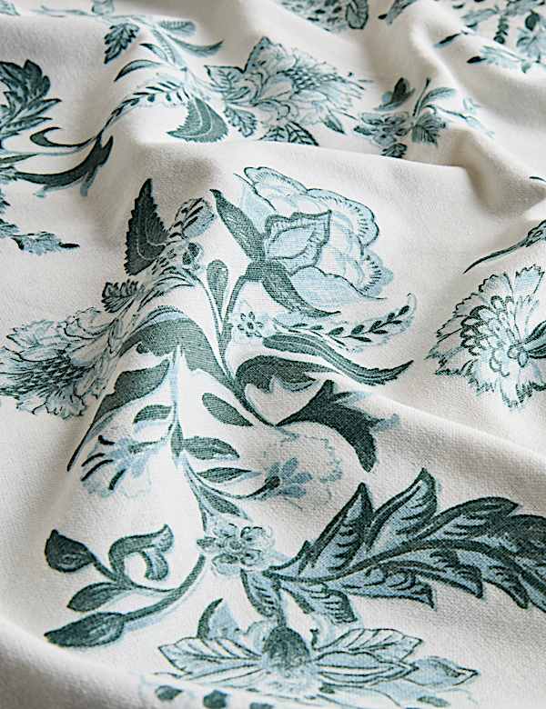 Mantel en chintz 100 % algodón con diseño floral - ES