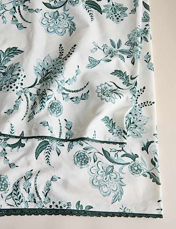 Mantel en chintz 100 % algodón con diseño floral - ES