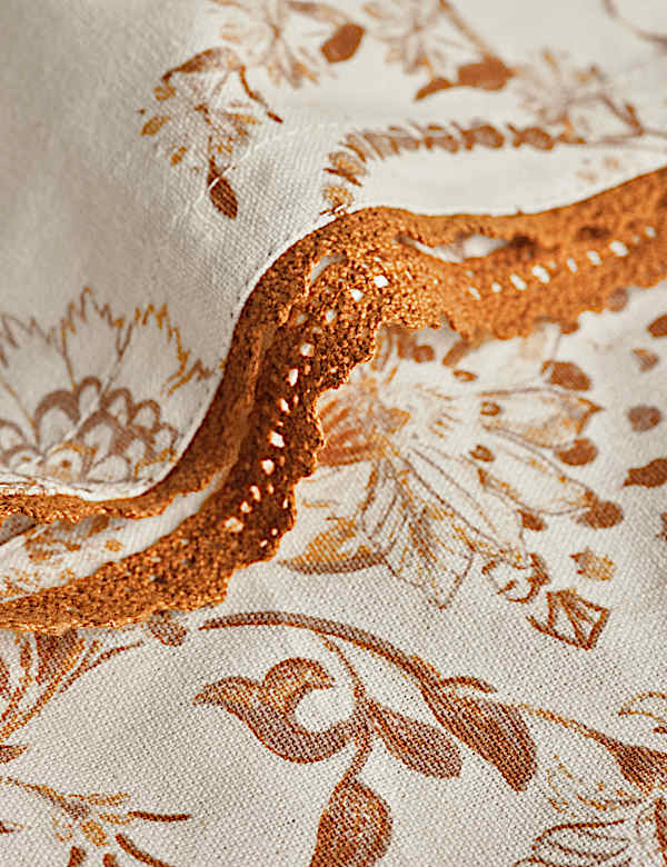 Pure Cotton Chintz Floral Tablecloth - CH