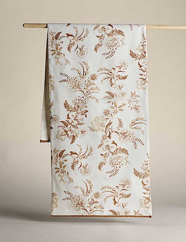 Pure Cotton Chintz Floral Table Runner - HU