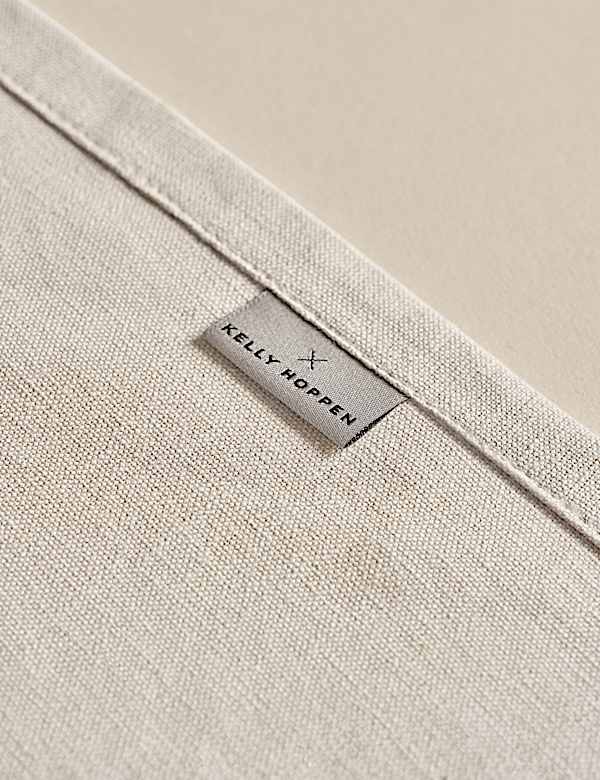 Gewebtes Tischtuch mit Banddetail - AT