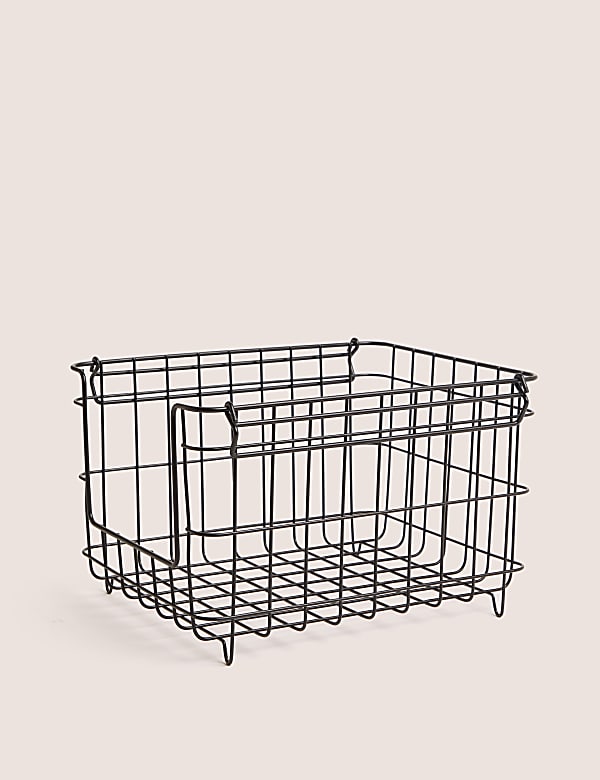 Grand panier de rangement empilable - LU