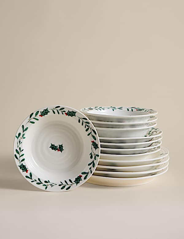 12 Piece Winter Berry Dinner Set - RO