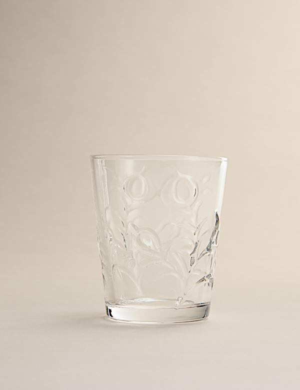 Set of 2 Embossed Floral Tumblers - SI