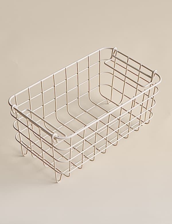 Small Stackable Wire Storage Basket - NO