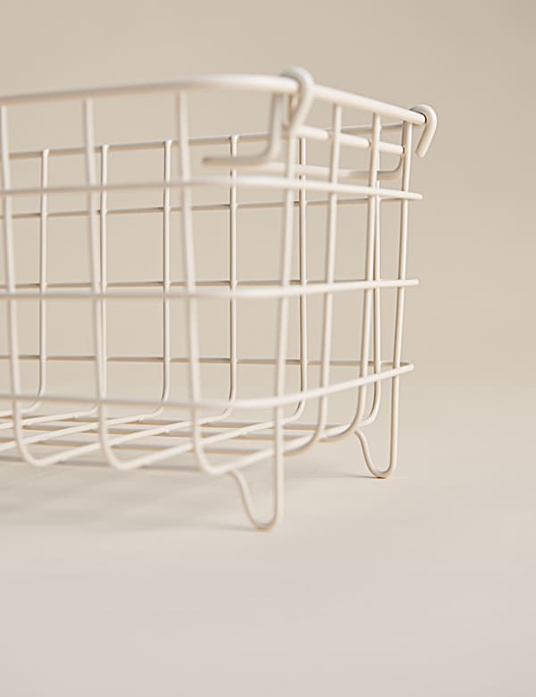 Small Stackable Wire Storage Basket - NO