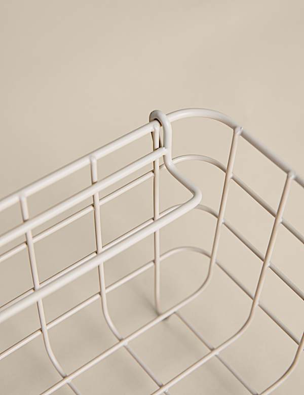 Small Stackable Wire Storage Basket - NO