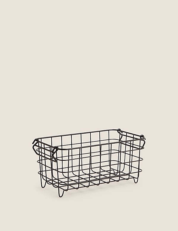 Small Stackable Wire Storage Basket - NL