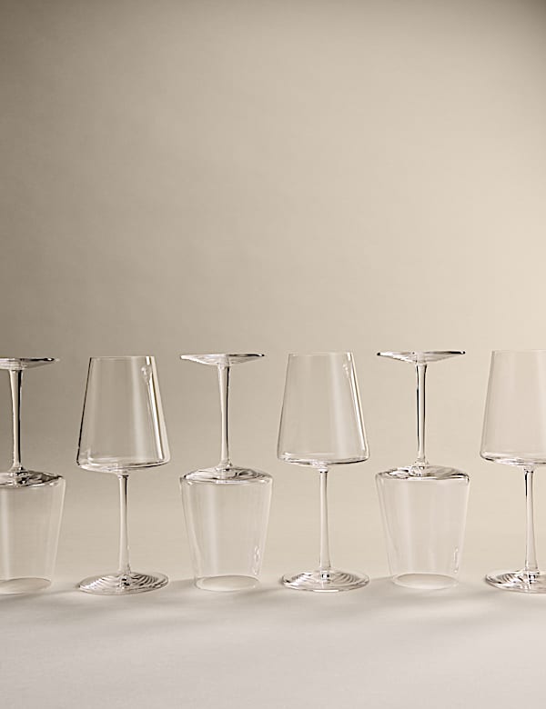 Set of 6 Modern Red Wine Glasses - AU