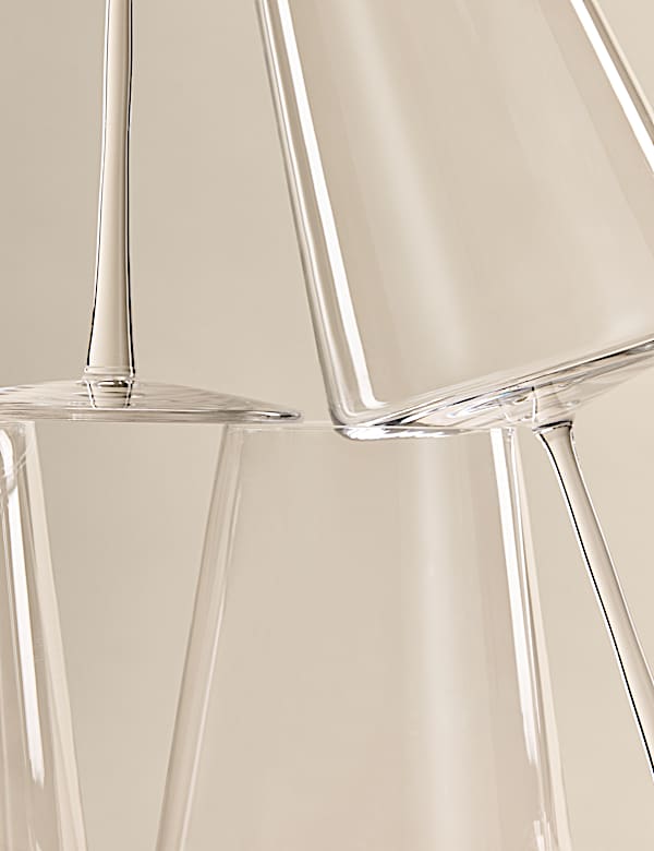 סט 6 כוסות ליין בורדו Modern - IL