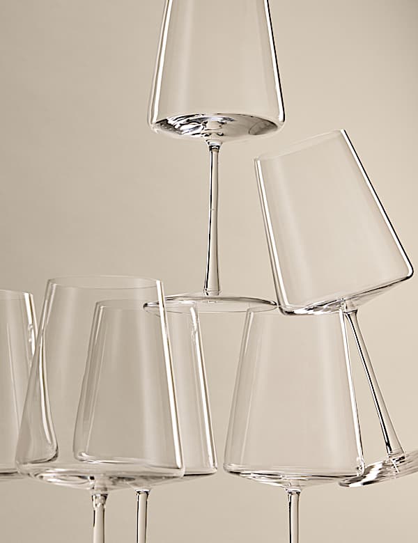 סט 6 כוסות ליין בורדו Modern - IL