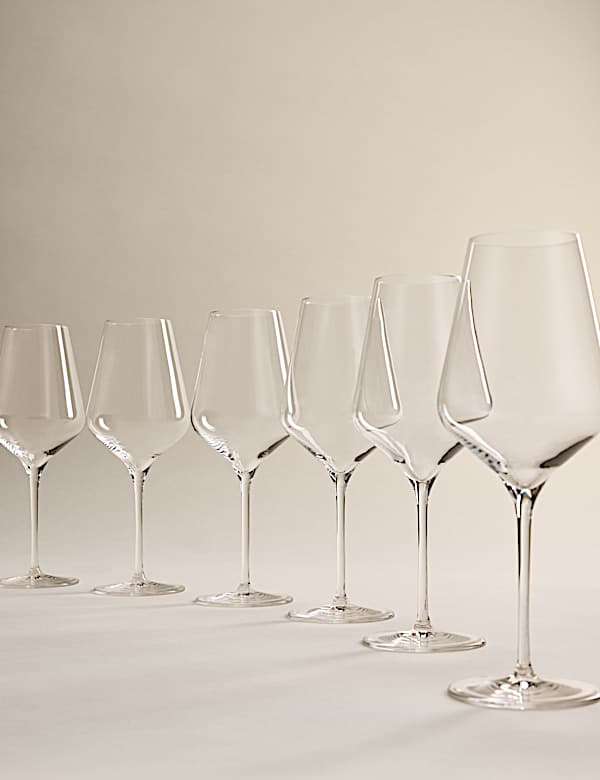 Set of 6 Classic Red Wine Glasses - IL