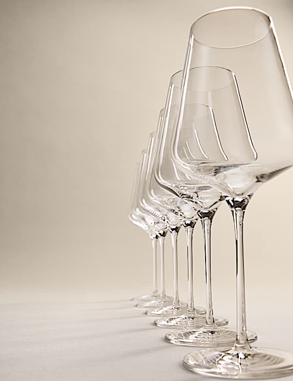 סט 6 כוסות ליין בורדו Classic - IL